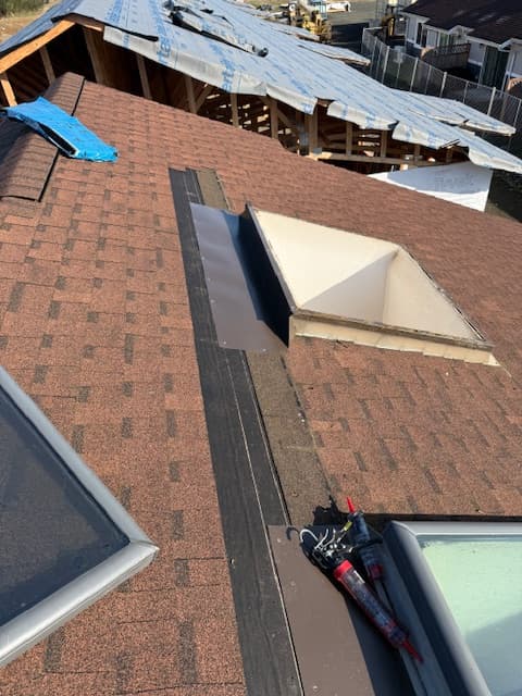 Professional skylight repair work