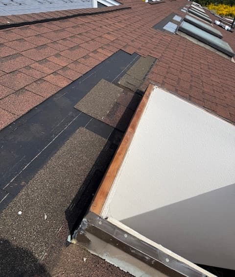 Skylight frame restoration